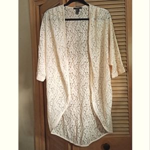 Cocoon Boho Lace Kimono Coverup